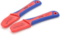 iCrimp Utility Knife for Cable Skinning, Wire Insulation Dismantling Knife, 2-Pack Insulated Electricians Cable Stripping Knives, Fixed Blade