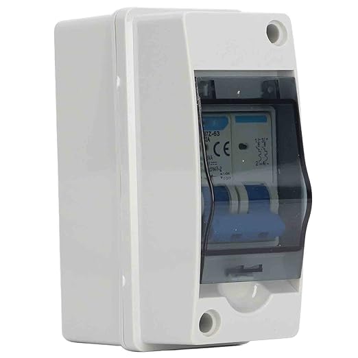 DC Miniature Circuit Breaker PV DC Circuit Breaker, IP65 Waterproof DC Isolator Switch Solar Disconnect Switch 32A 6KA 1000V, Circuit Breaker for PV Solar Panel Connected System