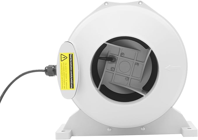 DNYSYSJ 6 Inch Inline Duct Fan 6" Inline Exhaust Fan 418 Cfm Inline Exhaust Fan Ventilation Kitchen Exhaust Fans Blower Fan Ductless Bathroom Exhaust Fan Ventilation