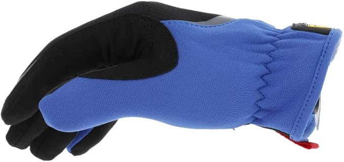 Mechanix Wear FastFit Work Gloves - Anti-Slip & Abrasion Resistant Heavy Duty Gloves - Touchscreen Compatible - Vibration Damping - Multipurpose Use - Large - Blue