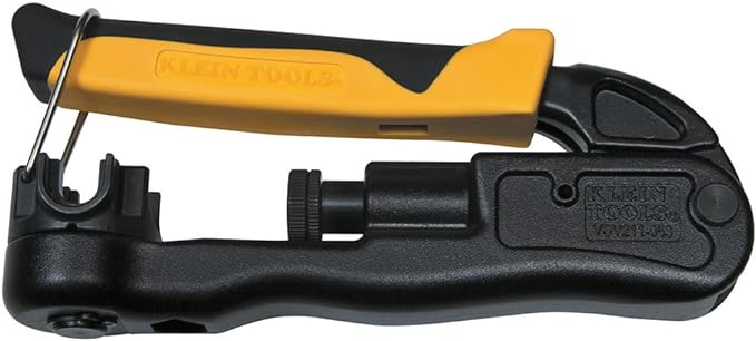 Klein Tools VDV211-063 Compression Crimper, Wire and Coaxial Crimper for Indoor and Outdoor Cabling