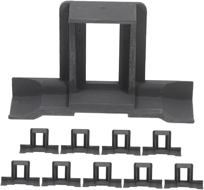 12pcs Solar Panel Water Drain Clips for Photovoltaic Module Maintenance Guide Clamp for Efficient Water Drainage and Easy Cleaning
