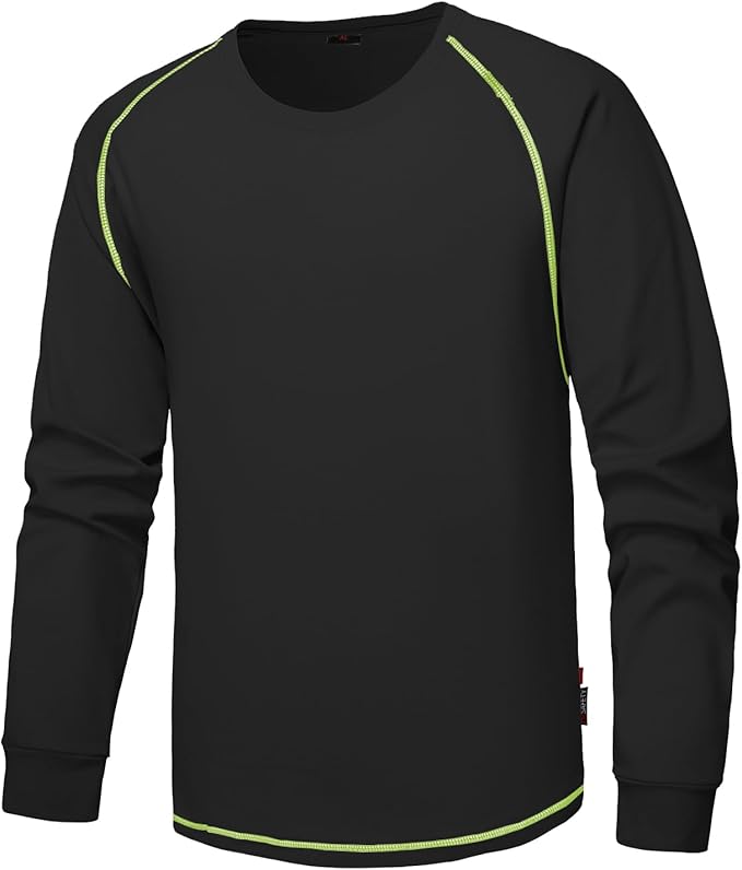 FR Shirt 6 oz Hi Vis Fire Resistant Flame Resistant Shirts for Men,Welding Shirt Cotton CAT2 Long-Sleeved Shirts