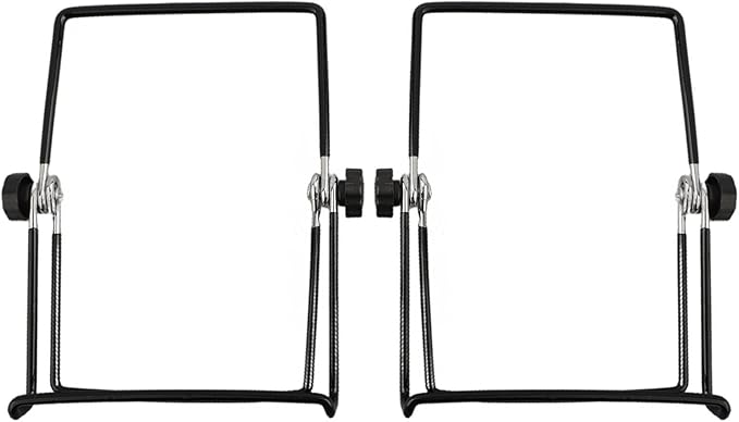 2Pcs Solar Panel Stand Mounting Bracket Adjustable Support Holder Metal Foldable Bracket For Home Outdoor (L)
