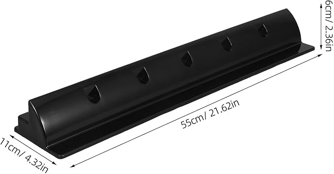 Solar Panel Bracket Kit 2Pcs Solar Panel Mounting Rail, End Clamps for Tin Flat Sheet Roof,Marine Caravan Motorhome RV Roof Installation Clamps Black