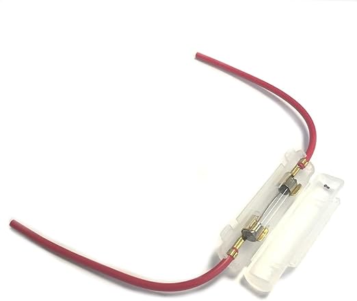 Fuse Box Holder 12V Harness in-LINE + 10A Fuse for 50cc 90cc 110cc 125cc 150cc 200cc 250cc ATV GO Kart Scooter Dirt Bike Moped Motorcycle/TAOTAO COOLSTER Baja Peace BMX Apollo and Other Brands