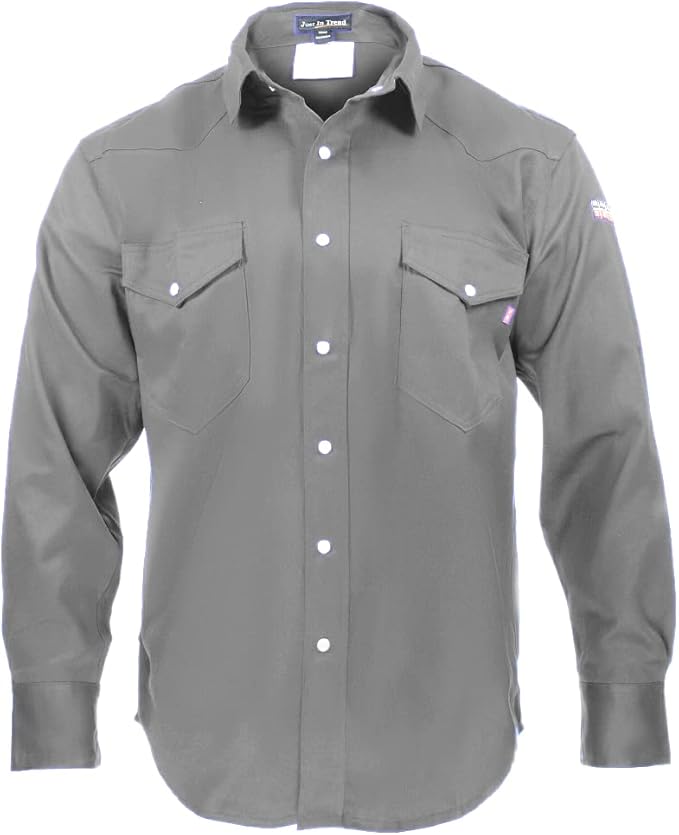 FR Welding Shirt – Flame Resistant, Fire Retardant, 100% Cotton, 7oz Lightweight