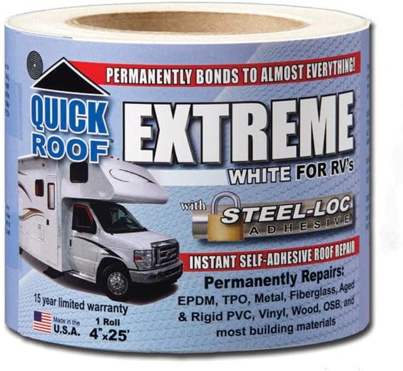 COFAIR PROD Cofair UBE425 Quick Roof Extreme White 4" x 25'