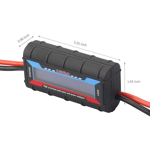 150A High Precision Power Analyzer Multi Meter for Measuring Power Watt (W) Voltage (V) Current (A) Charge (Ah) Energy (Wh)