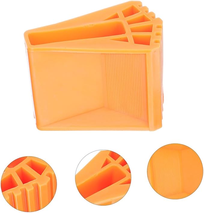 8pcs Rubber Ladder Feet Covers Non Slip Skid Pads for Enhanced Stability Durable Floor Protection Mats for Home and Office Use Design for Improved Safety
