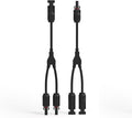 Renogy Solar Connectors Parallel Y Branch,MMF+FFM 1 Pair Solar Panel Wire for Solar Panel,Premium PC Material,Weatherproof and Durability