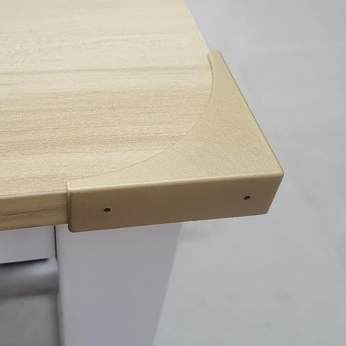 Corner Protector for Furniture Table, Metal Corner Guard, Retro Antique Decorative Furniture Edge Corners Guard Safety Covers Bumpers for Desk Speaker Jewelry Box Cabinet Corner Protectors (Gold)