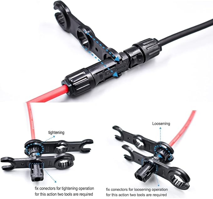 Solar Panel Connector Assembly Tool, Solar Wrenches/Spanner, Solar Disconnect Removal Tool