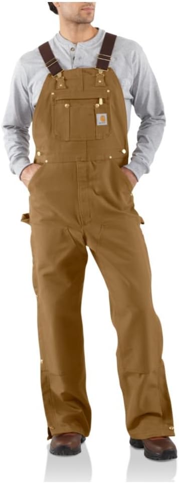 Carhartt Men's Firm Duck Bib Overall