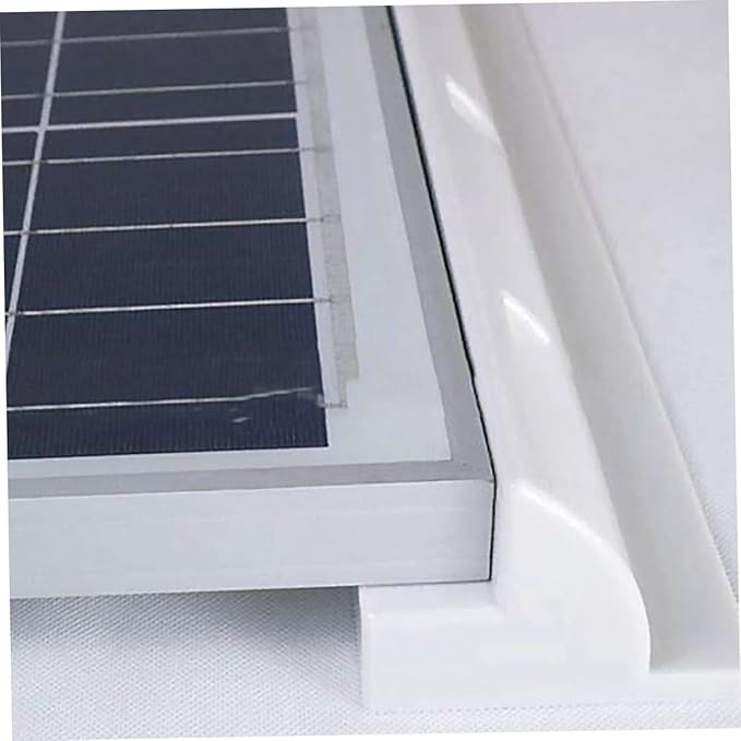 Homoyoyo 2pcs Solar Panel Mounts Abs Bracket for Roof Camping Van Waterproof Design