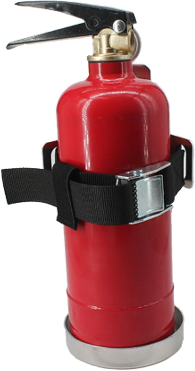 Fire Extinguisher Mount,Wall Mounted Bracket,Compatible with 2.5 lb Fire Extinguishers,Stainless Steel (2.5LB Stainless Steel 1pcs)