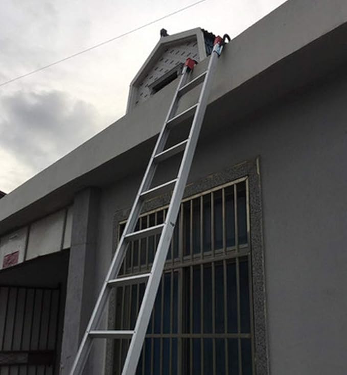 Telescoping Ladder Hook Stabilizers Standoff/Roof Hook Kit/Grip Stabilizer and Surface Protectors for Extension Ladders