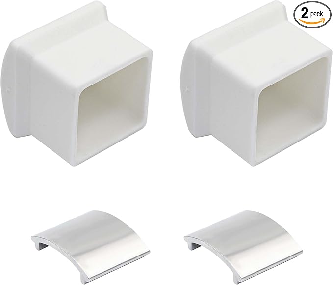 AC36-2 Ladder Stabilizer Rubber End Caps, Compatible with Werner Extension Ladder Standoff AC78 & AC76, Replacement Bumpers and Pads - 2 Pack
