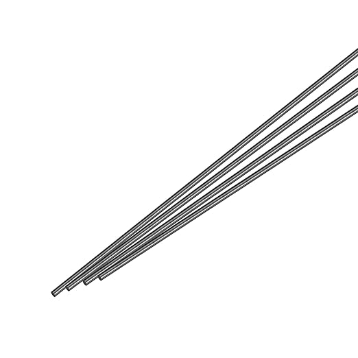 MECCANIXITY Carbon Fiber Rod, 2mm x 420mm for RC Car Airplane DIY Tool Wing Tube Quadcopter Arm, Pack of 4