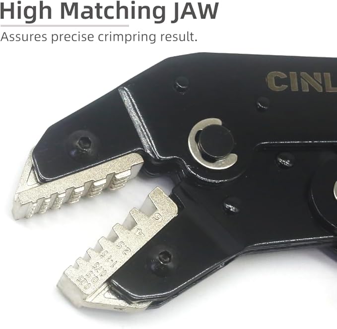 SN-06WF Ferrule Crimping Tool,24-10 AWG Sleeves Ferrule Ratchet Wire Crimping Tool,End-Sleeve Terminals Crimper