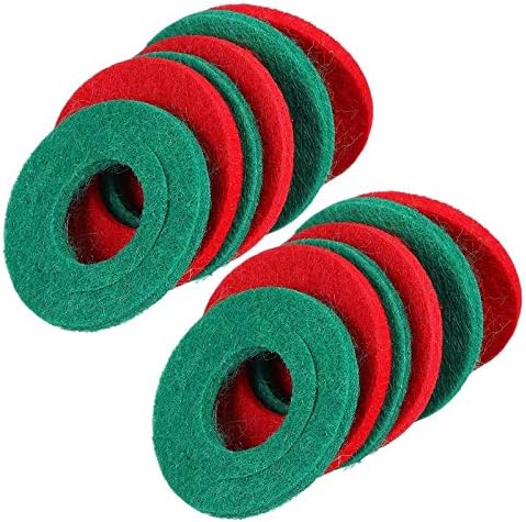 12 Pieces Battery Terminal Anti Corrosion Washers Fiber Battery Terminal Protector, 6 Red and 6 Green, 340075