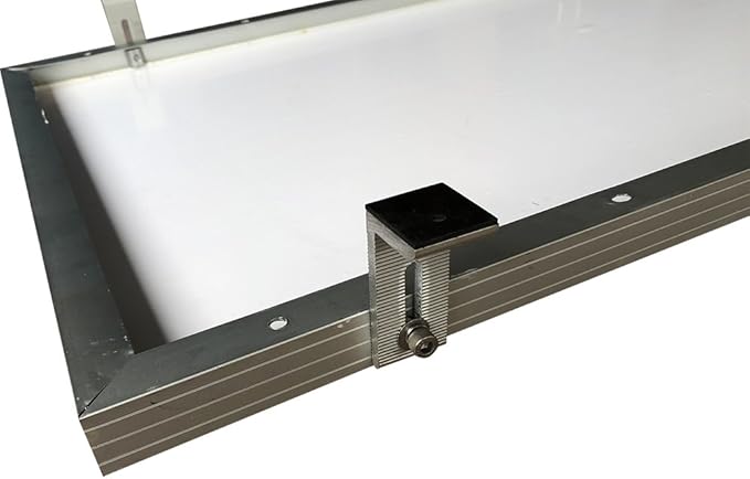 Solar Panel Mounting L Bracket 4 Units for RV Boat Off Grid Roof, Support 10w/20w/50w/80w/100W Solar Panel