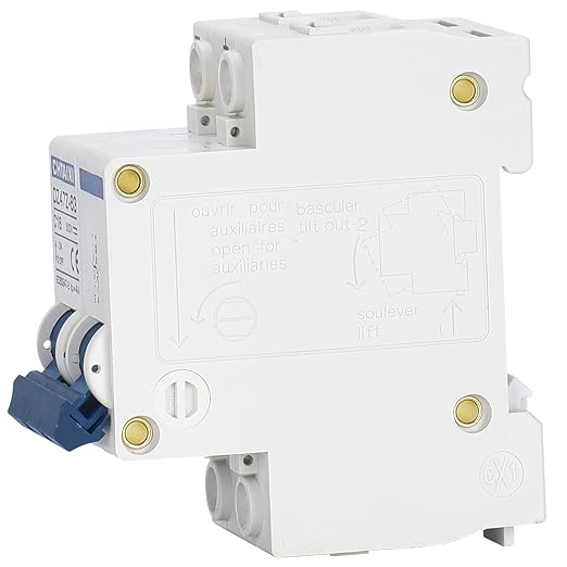 DC Miniature Circuit Breaker, 2 Pole 1000V 16 Amp Isolator for Solar PV System, Thermal Magnetic Trip, DIN Rail Mount, Chtaixi DC Disconnect Switch C16