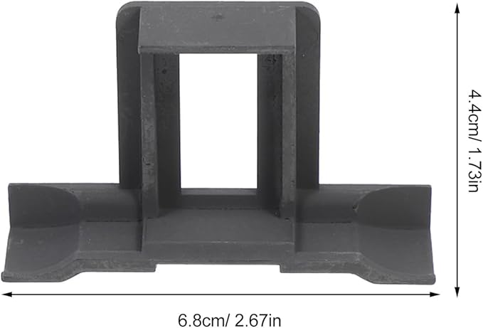 Ciieeo 20pcs 35mm Solar Panel Water Clip Photovoltaic Panel Drainage Buckle Water Drain Clamp for Outdoor Solar Module Mud Removal