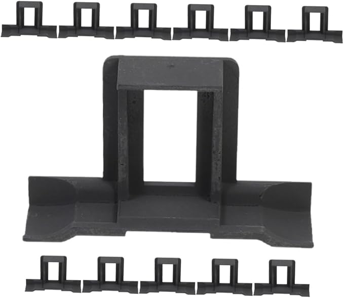 12pcs Guide Clamp Solar Panel Trickle Maintainer Drainage Clip Sturdy Construction Easy to Install for Outdoor Solar Panels