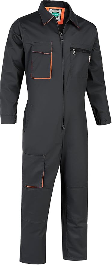 Men's Coveralls Mechanic Work Jumpsuit Multi Pockets Overalls Long Sleeve Workwear Coverall