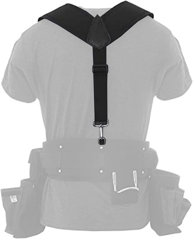 BOULDER BAG Comfort Padded Suspenders. (Tool Belt NOT included) High Tech Padded Suspenders w/Extreme Support and Comfort for your Tool Belt. Made by Boulder Bag. Suspenders Made in the USA