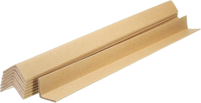 PATIKIL Adjustable Cardboard Corner Protector Package Frame Protectors L Shaped 450x30mm Thick 3mm for Art, Packing, Shipping, Pack of 50