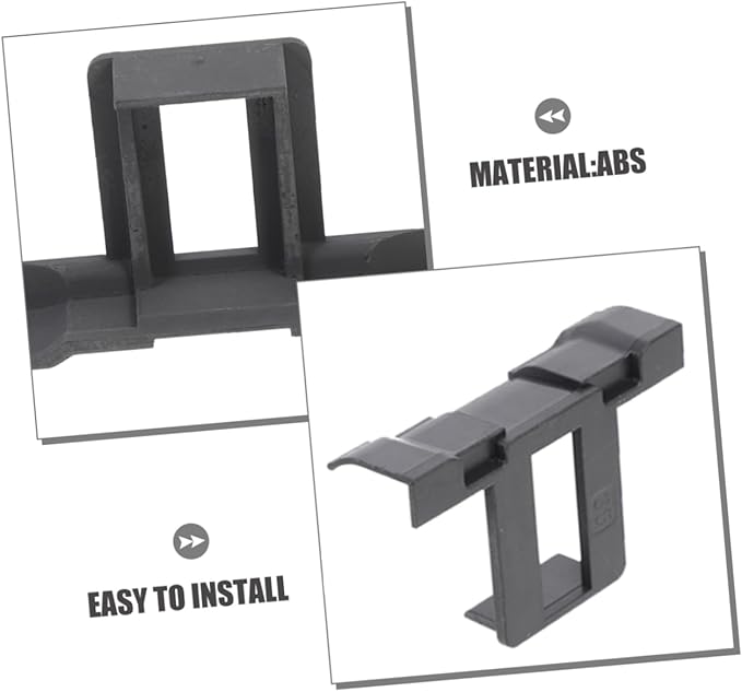 12pcs Solar Module Clip Photovoltaic Panel Mounting Bracket Water Drainage Clip for Solar Efficient Mud Removal Clamp Outdoor Use