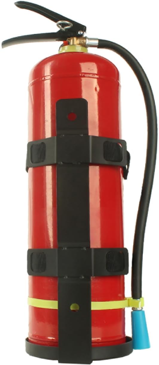 Fire Extinguisher Mount,Wall Hanging Bracket,Fire Extinguisher Holder for Home, Car, RV, Truck, Mini Fire Extinguishers (5LB Black)