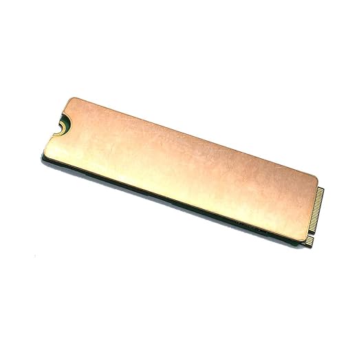 M.2 Heatsink Copper, m2 pcie NVMe Laptop PS5 Heatsink Copper，with Silicone Thermal Pad, for M.2 2280 SSD Laptop