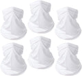 6 Pack Breathable Bandana Face Mask, Summer UV Protection Cooling Neck Gaiter Face Clothing