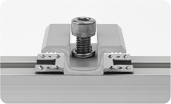 50pcs Grounding Conductive Sheet Gasket Solar Panel Cable Clamp Grounding Clip Washer Sheet 28x50mm