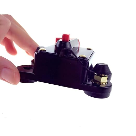 Circuit Breaker 100A Car Audio Fuse Holder 100 Amp for Trolling Motor Auto Marine Boat ATV RV Stereo Audio Inverter System Protection