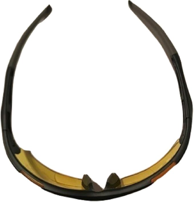 The Jackson Night Driving Bifocal Safety Glasses, Black/Yellow Lens + 1.50