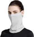 UPF 50+ Face Mask for Women & Men - Ice Silk Cooling Full Face Cover, Breathable Sun Protection Neck Gaiter