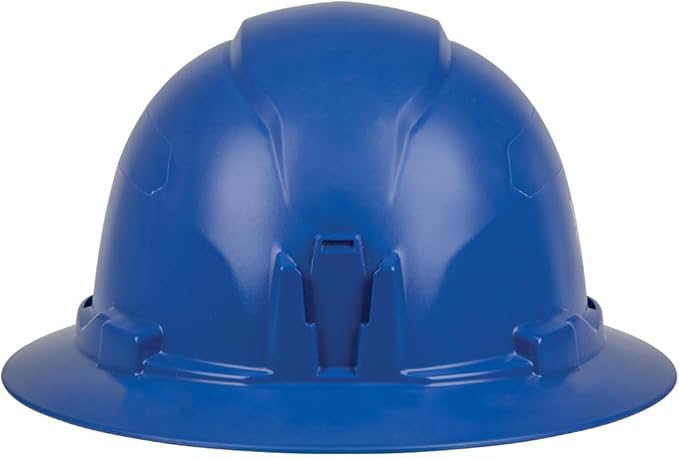 Klein Tools Hard Hat, Non-Vented Full Brim Style, Padded, Self-Wicking Odor-Resistant Sweatband, Tested up to 20kV