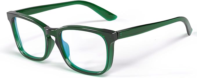 VISOONE Blue Light Blocking Glasses Square with Anti Computer Glare for Gaming Women and Men MONTANA