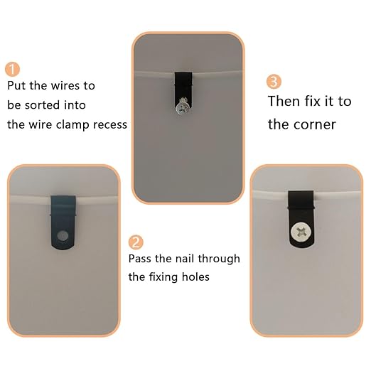 100 PCS Wiring Harness P-Style Mounting Clips, Cable Clamp R-Type, Nylon Screw Mounting Cord Fastener Clips with Screws, Cable Clamp 1/4 Black R Type for Wire Management