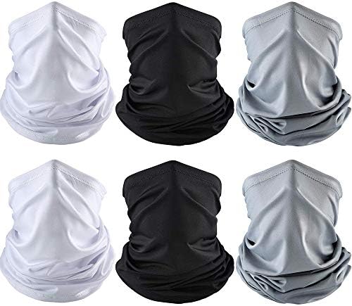 Geyoga Neck Gaiter Bandana Face Mask Summer UV Protection Cooling Breathable Face Mask Neck Scarf Balaclava for Men Women