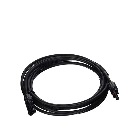 Renogy 20Ft 10AWG Male and Female Connectors Solar Extension Cable, 20FT-10AWG, Black
