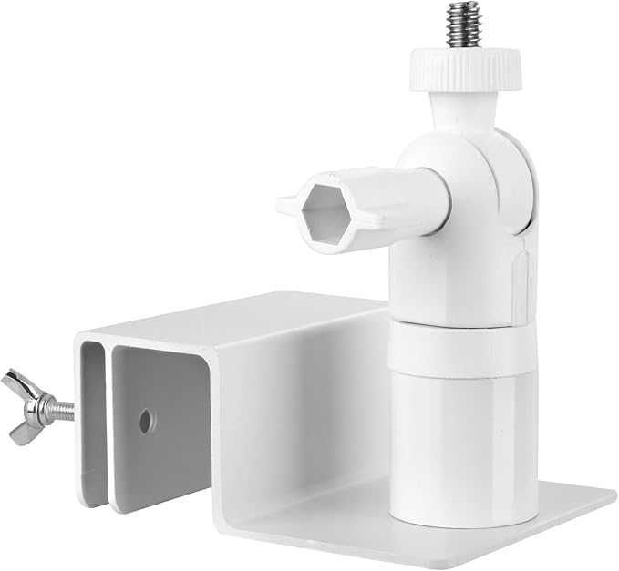 Adjustable Gutter Mount for Ring Stick Up Cam, Arlo Pro, Arlo Pro 2, Arlo Pro 3, Eufy, Arlo, Wyze, Adjustable Security Indoor/Outdoor Mounting Bracket