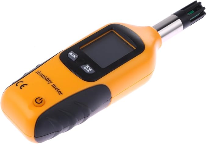 Lancoon Handheld Digital Temperature Humidity Meter, Professional Thermometer Hygrometer with Wet Bulb Dew Point Temperature HVAC Tool for Ambient Air Indoor Outdoor