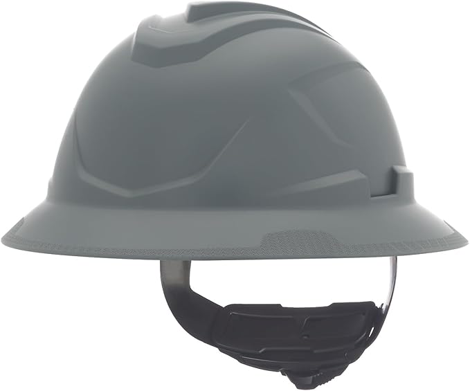 MSA V-Gard C1 Full Brim Hard Hat with ReflectIR Cooling Thermal Barrier and Fas-Trac III Suspension - Uses Highly Innovative Cooling Features to Help Alleviate Heat Stress