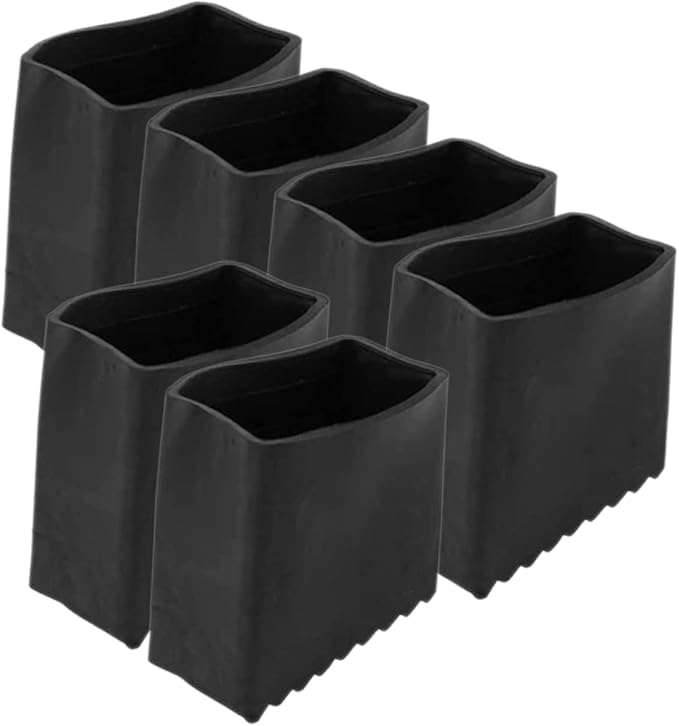 6Pcs Ladder Feet Pads Durable Non Slip Ladder Covers for Enhanced Stability and Floor Protection Essential Accessories for Household and Extension Ladders