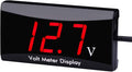 DC 12V Car Digital Voltmeter - AIMILAR LED Display Voltage Volt Meter Gauge for Car Motorcycle (Red)